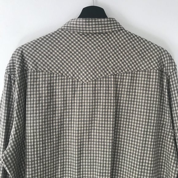 Lucky Brand Black Label Classic Fit Button Flannel - Picture 8 of 9